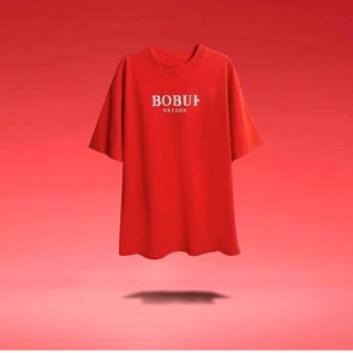 Áo Thun Tay Lỡ Unisex BoBui Đỏ ( hình thật )