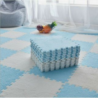 Thảm xốp lông ghép , thảm ghép ,thảm lông ghép lót phòng ngủ, thảm ghép êm mền