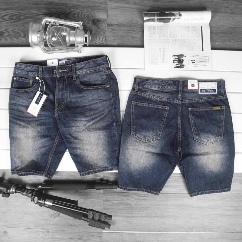 Quần short jean nam