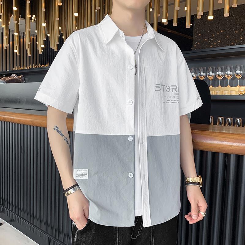 Áo sơ mi Nam kaki Bigsize Áo sơ mi tay ngắn form rộng có cổ mùa hè Phong cách Hàn Quốc Thời Trang cao cấp đẹp