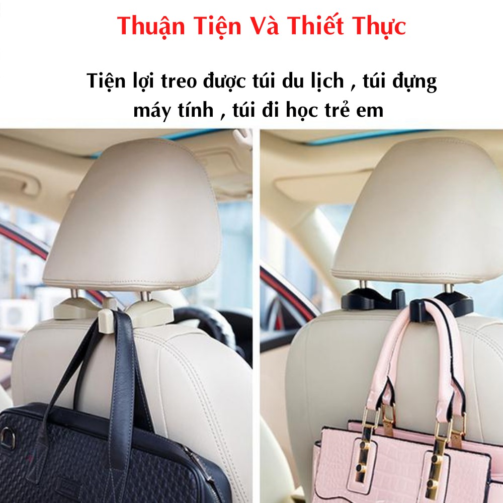 Móc treo đồ sau ghế dành cho xe hơi nhỏ gọn , tiện lợi cho xe của bạn TIME HOME