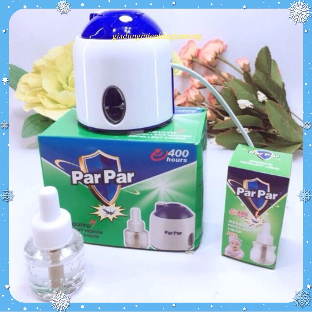 [MỚI] MÁY XÔNG TINH DẦU ĐUỔI CÔN TRÙNG PARPAR GỬI KÈM 1 LỌ TINH DẦU 40 ML  GIÁ SỈ 2021.