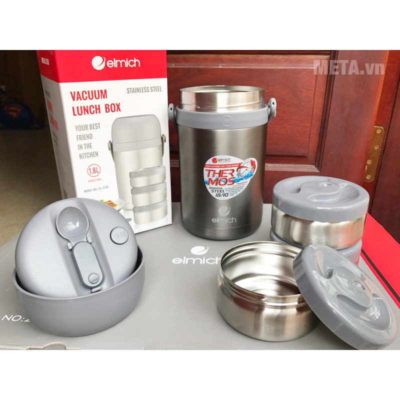 BÌNH ĐỰNG THỨC ĂN GIỮ NHIỆT 1800ML EL3128