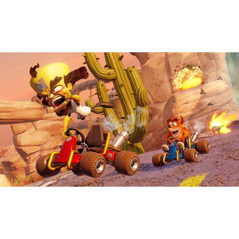 Đĩa Chơi Game PS4 : Crash Team Racing Nitro Fueled Likenew