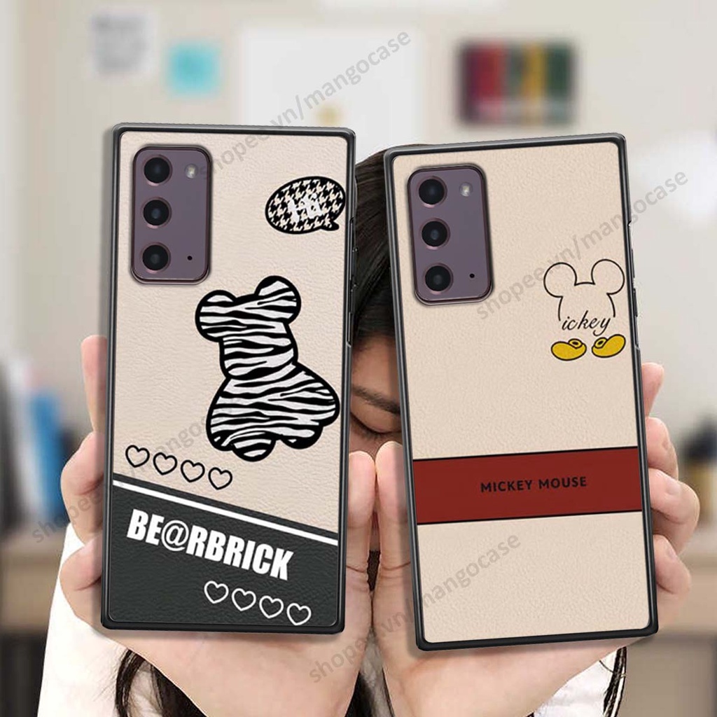 Ốp lưng Samsung Note 20 in hình happy nice, bé gấu đáng yêu