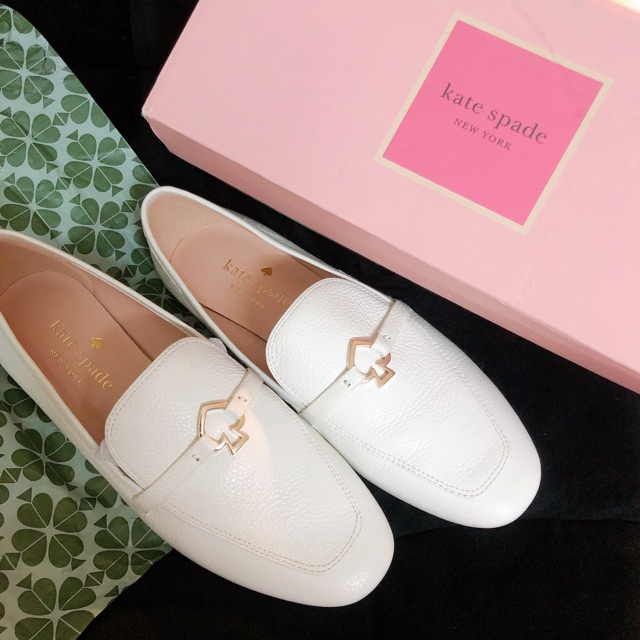 Giày da trắng Kate Spade