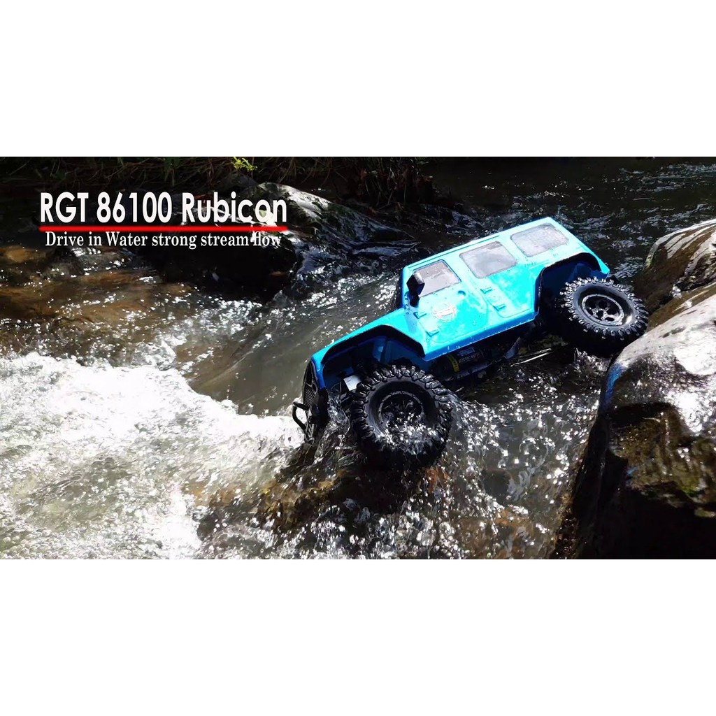 Xe điều khiển Rock RGT Ex 86100 trục kim loại xe siêu to chống nước