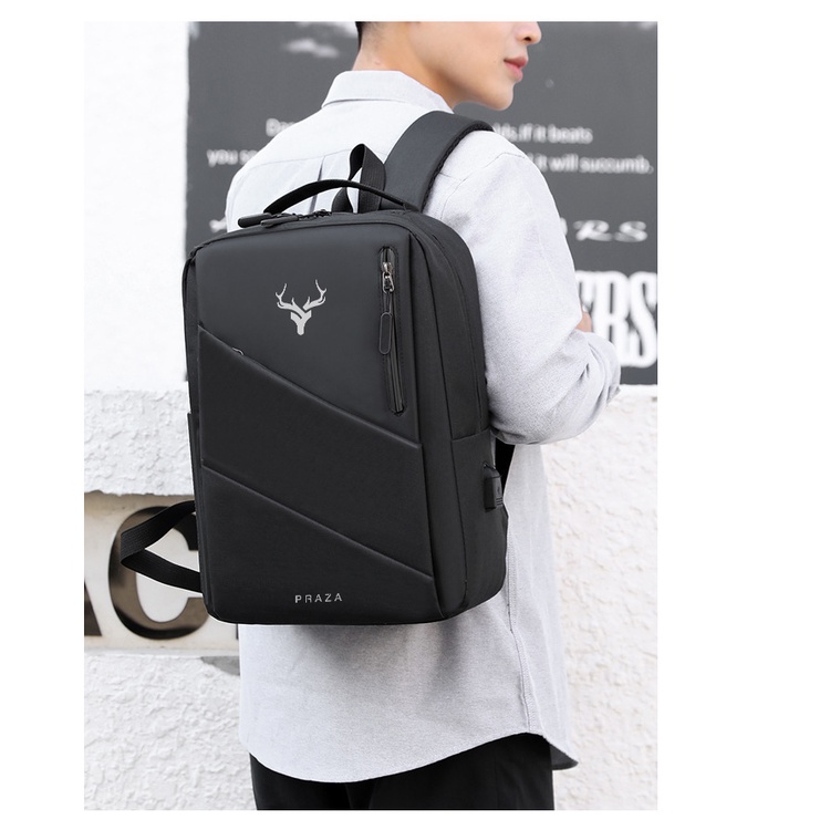 Balo Laptop Unisex Phong Cách Ulzzang Praza - BLS0190