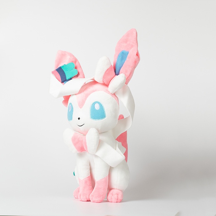THÚ BÔNG POKEMON EEVEE  SYLVEON HỆ TIÊN  HÀNG CHÍNH HÃNG POKEMON CHUẨN ĐẸP TỪNG CM