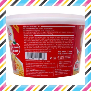 Mì trộn kool spaghetti (thùng x 12 hộp 105g) Cung Đình