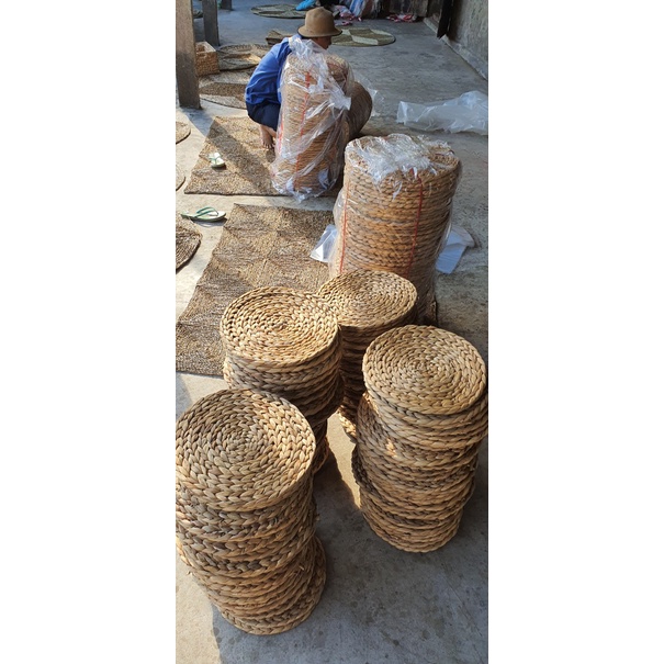 Lót Lục Bình, Lót Cói HUNGPHUC, dùng lót đĩa / decor trang trí trong nhà