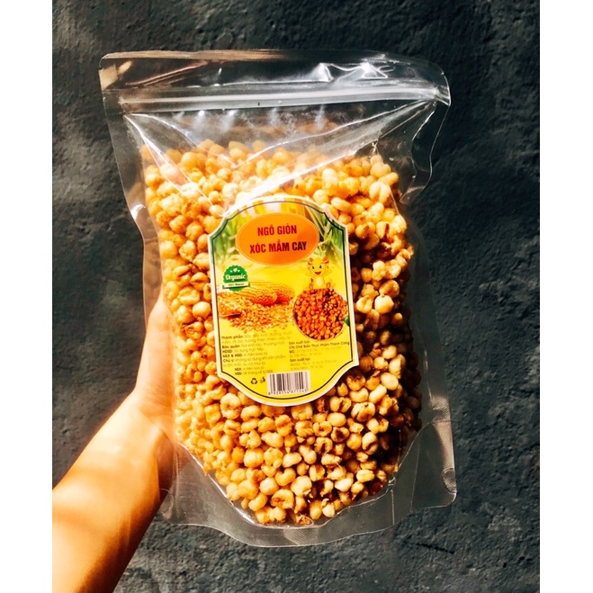 Ngô giòn xóc mắm cay túi 400GR