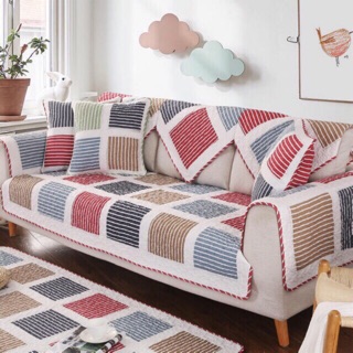 Bọc sofa cotton order cho khách