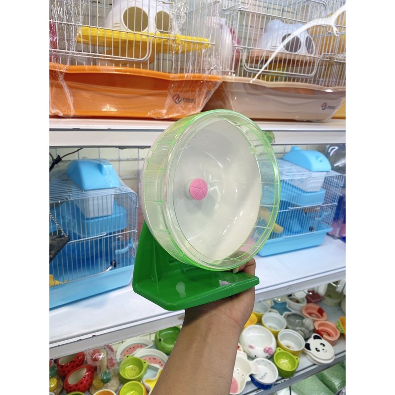 WHEEL HAMSTER BEAR LỚN 15CM