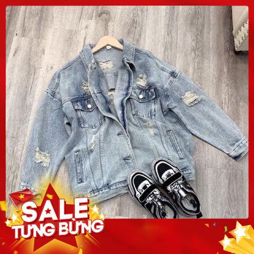 BÁN SỈ ÁO KHOÁC JEAN RÁCH VNXK -Hàng nhập khẩu