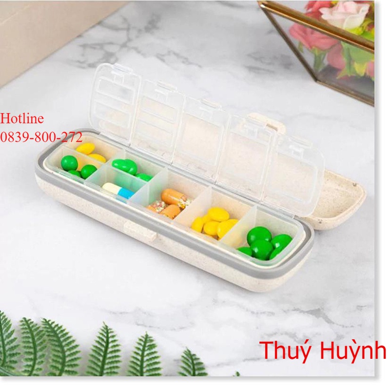 Hộp đựng dụng cụ y tế 7 ngăn cho gia đình Kích thước nhỏ gọn rất tiện lợi khi mang theo đi du lịch dã ngoại "Thuý Huỳnh"