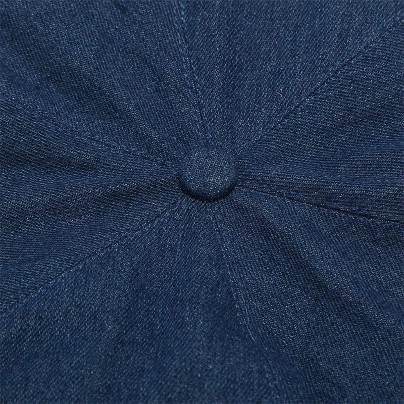 Mũ Beret Denim Màu Sắc Thời Trang Vintage Cho Nữ