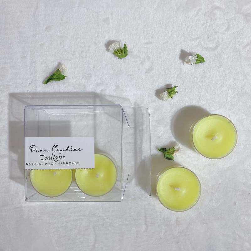 Nến tealight thơm phòng tinh dầu thiên nhiên - Dana Candle - Hộp 4 viên
