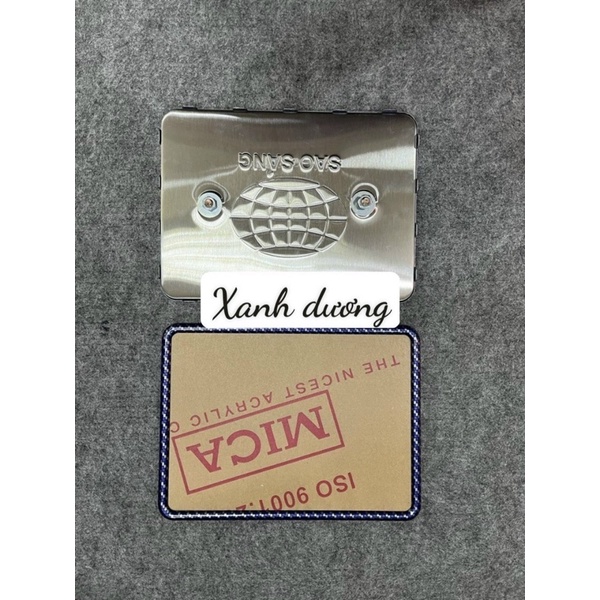 BỘ BẢNG SỐ XE MÁY INOX VIỀN XI MÀU GẮN NHIỀU LOẠI XE