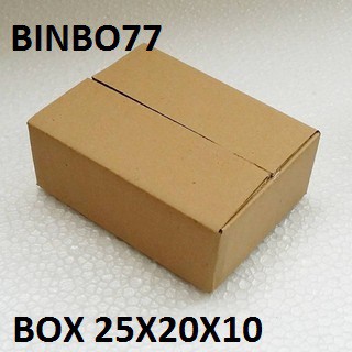 Thùng carton 25x20x10 bộ combo 20hộp