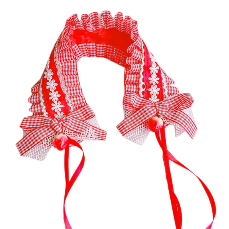 Băng Đô Ren Xếp Ly Nhiều Màu Sắc Phong Cách Lolita Dành Cho Nữ