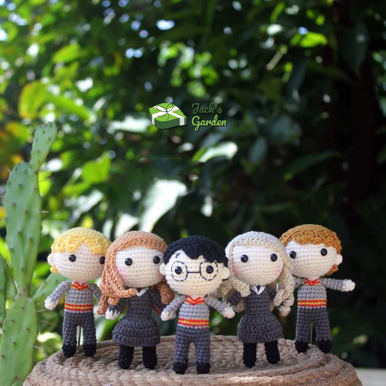 Móc khóa Harry Potter các loại bằng len handmade