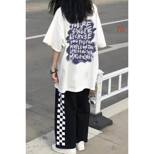 Bộ áo Single quần sọc caro H2B878