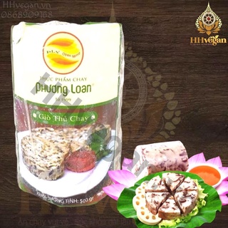 Giò thủ nấm mèo chay Phương Loan - 1 gói 500g - Giò chay nấm đông cô -Thực phẩm chay đông lạnh