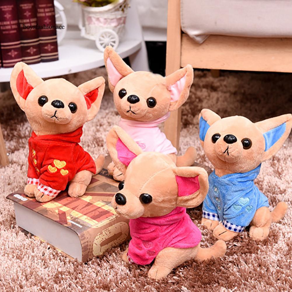 Chó Chihuahua Nhồi Bông Đáng Yêu Kích Thước 17cm