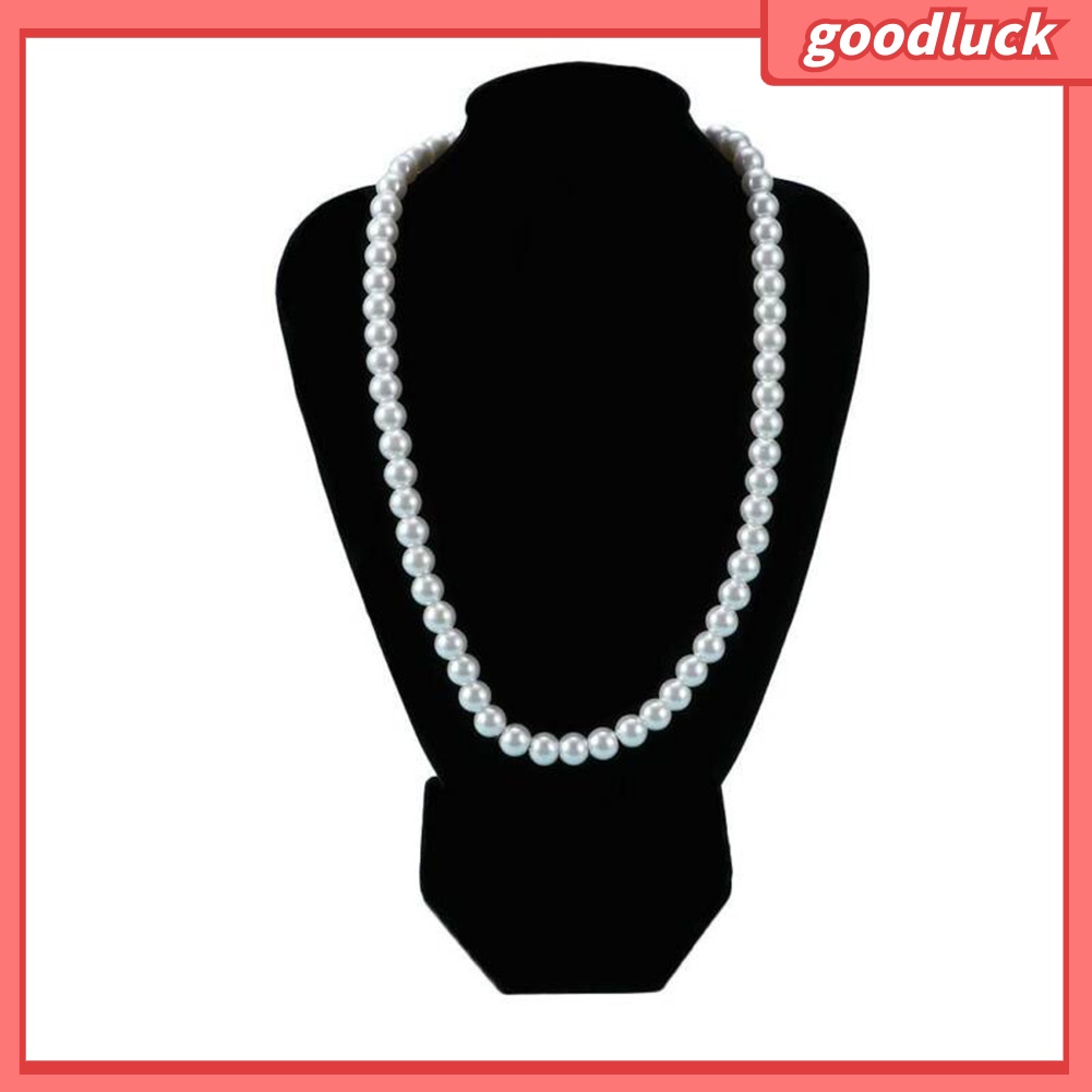 Vòng Cổ Dáng Dài Đính Ngọc Trai Thanh Lịch Cho Nữ