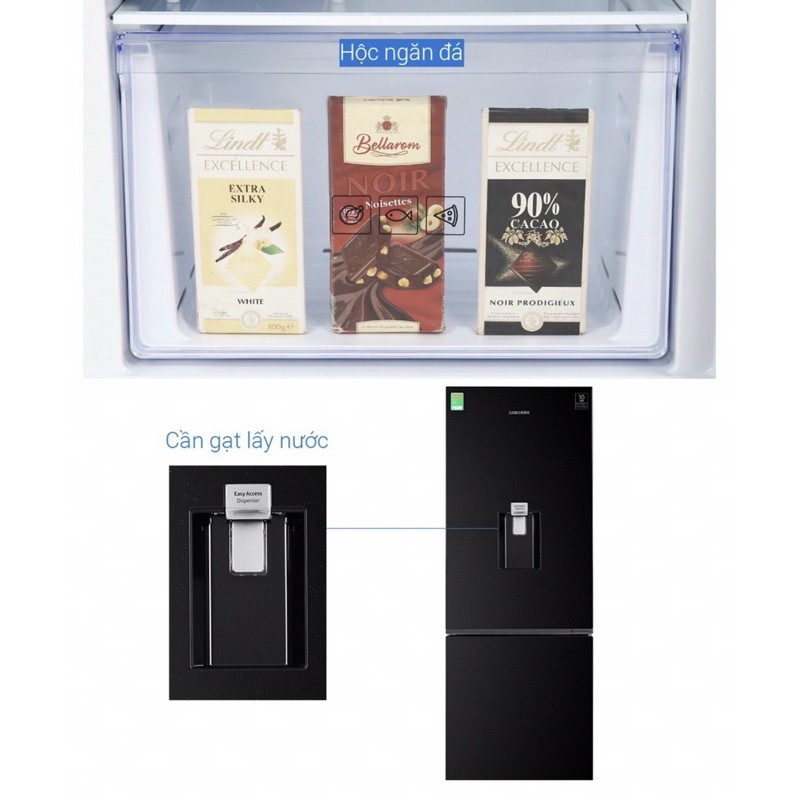 Tủ lạnh Samsung inverter 307lit RB30N4170BU/SV. MODEL 2020( hàng trưng bày NEW bảo hành chính hãng 2 năm)