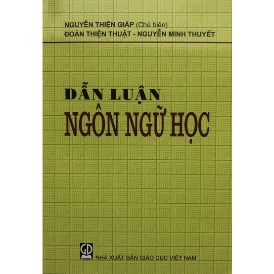 Sách - Dẫn Luận Ngôn Ngữ Học