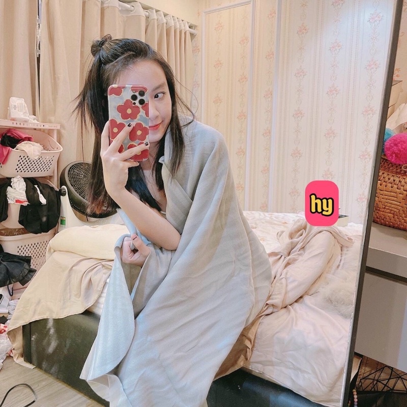 Chăn xám IKEA Thuỵ Điển Kích thước 160x120cm