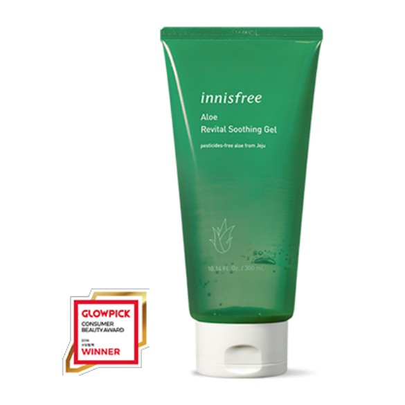 (Hàng Mới Về) Gel Dưỡng Da Chiết Xuất Lô Hội Innisfree 300ml // innisfree Aloe Revital Soothing Gel 300ml