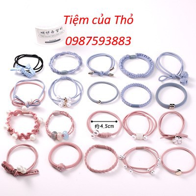 Set chun buộc tóc kiểu Hàn Quốc (PK13)