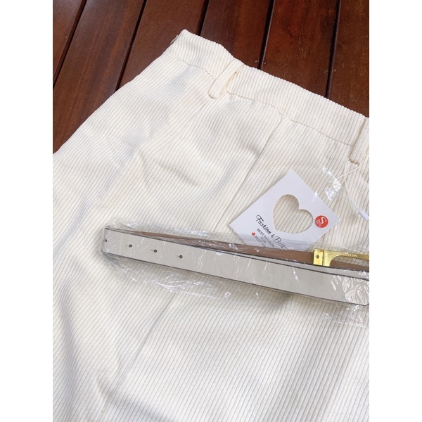 Chân váy nhung tăm dáng dài xẻ sau QC Loại 1