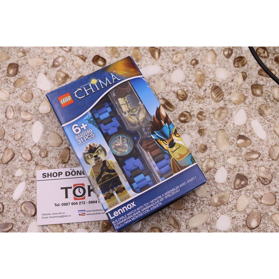 Đồng hồ trẻ em LEGO CHIMA 8020080 lắp ghép nhựa cao cấp