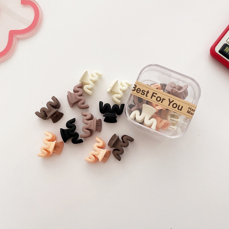 Set 10 Kẹp Tóc Màu Trơn Dễ Thương Cho Bé Gái