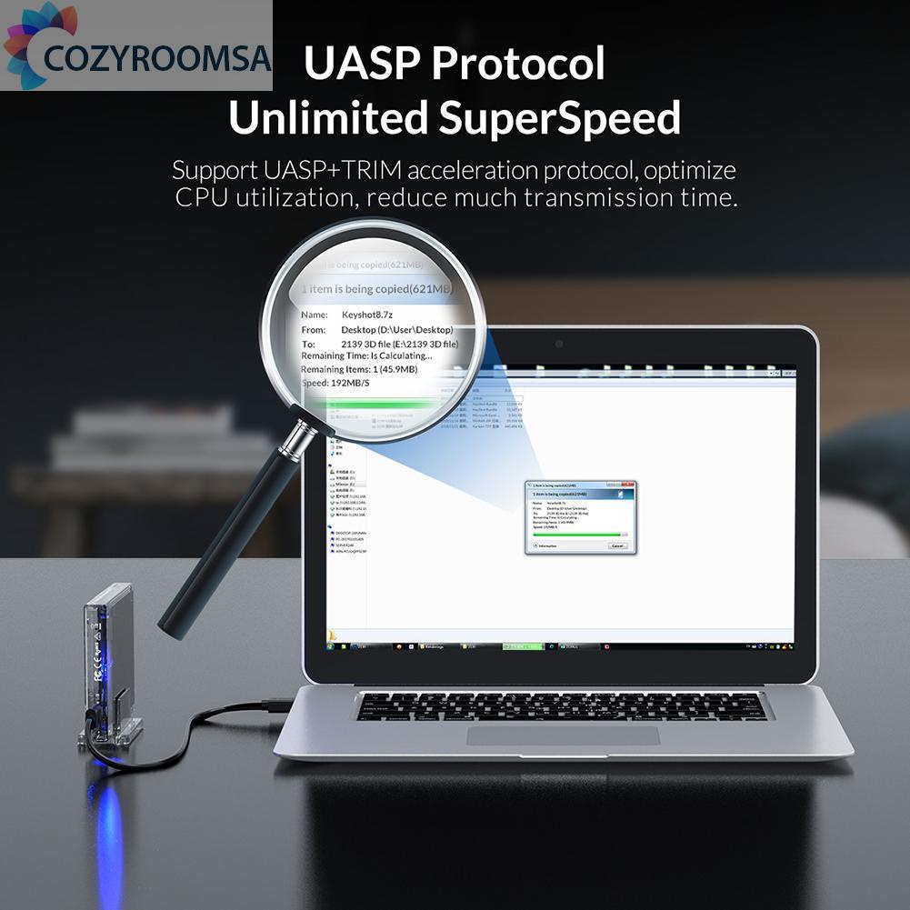 ORICO Hộp Đựng Ổ Cứng Ngoài Usb 3.1 Type C Sang 2.5 Sata | BigBuy360 - bigbuy360.vn