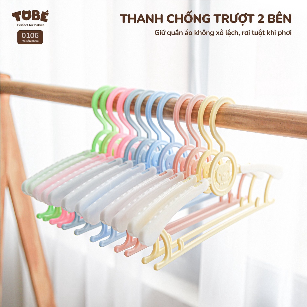 Móc áo trẻ em ToBé siêu tiện dụng có thể điều chỉnh độ rộng