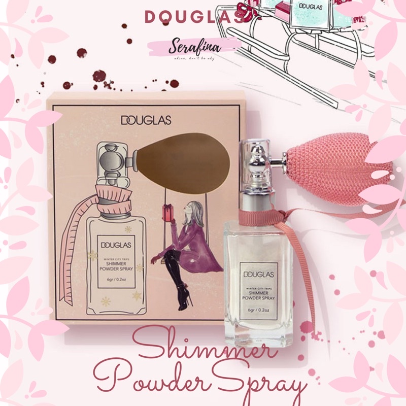 Phấn highlight cơ thể dạng xịt Douglas Shimmer Powder Spray