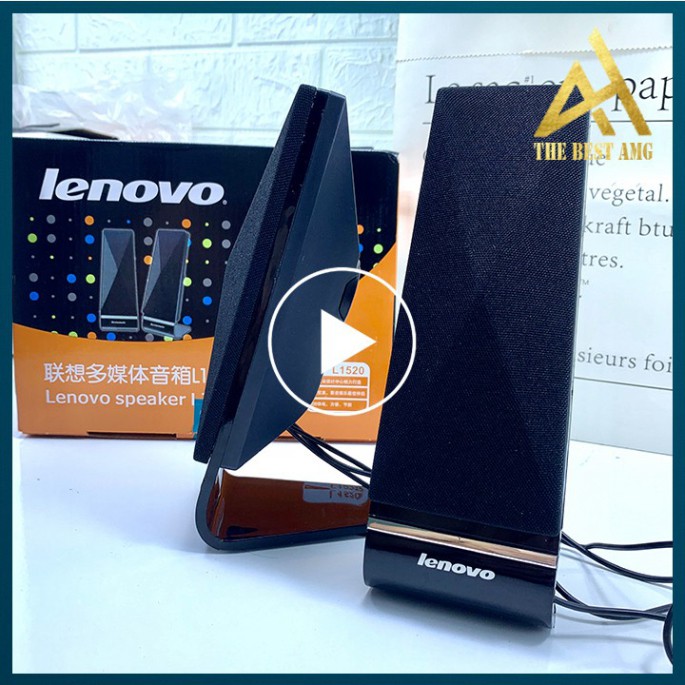 Loa Máy Vi Tính PC Laptop Để Bàn Cao Cấp 2.0 LENOVO L1520 - Loa Nghe Nhạc Mini Có Dây
