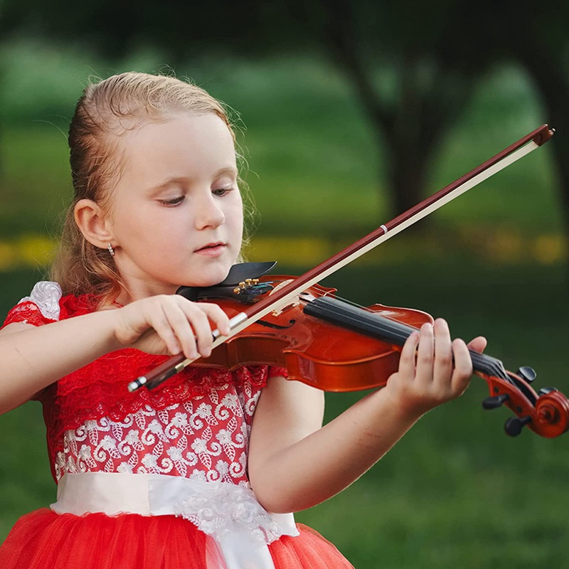 Bộ 3 Cung Kéo Đàn Violin 29.2 Inch Thay Thế Bằng Lông Ngựa Màu Trắng