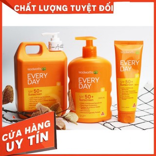 Kem chống nắng Woolworths Sunscreen Everyday SPF 50+ dung tích 1L (Có bill và video mua hàng kèm theo)