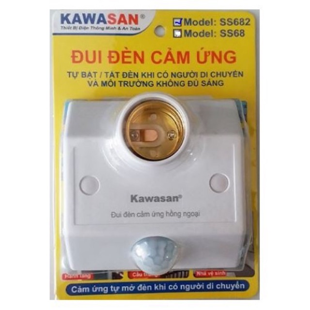 Đui đèn cảm ứng KAWASAN