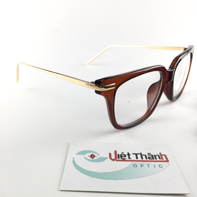 gọng Kính mắt cận vuông bản to chân vàng cho nam nữ làm cận viễn loạn theo yêu cầu 5011