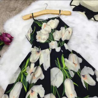 ĐẦM XÒE HOA CỔ YẾM