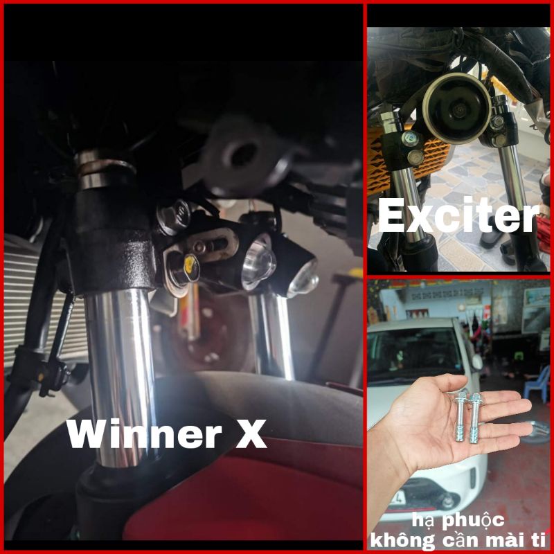 Ốc hạ phuộc cho Exciter 150 155, Winner X V1, AB, Vision