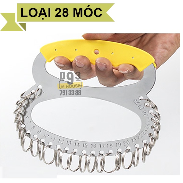 Dụng Cụ Móc Chìa Khóa, Ví Cầm Tay Treo Móc Khóa Mini 18 cái 28 cái