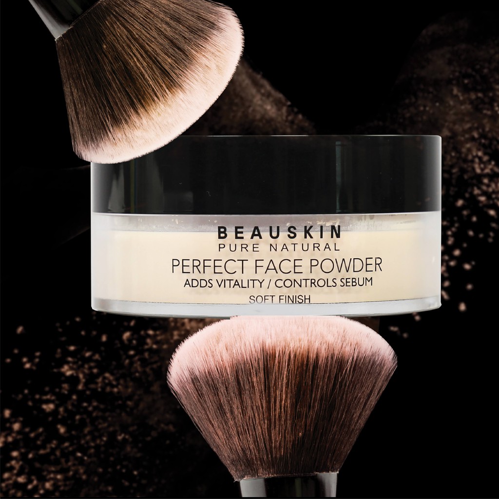 PHẤN PHỦ DẠNG BỘT KIỀM DẦU BEAUSKIN PERFECT FACE POWDER 30G (#21 Màu da tự nhiên) - HÀN QUỐC CHÍNH HÃNG